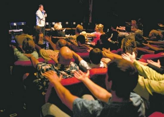 lake tahoe shows hypnotist hypnotized people on stage Chris Cady www.chriscady.com